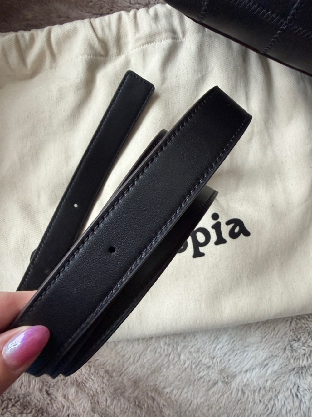 Coach Black Alter/Ego Medium Slouchy Shoulder Bag Upcrafted Leather Coachtopia - Picture 12 of 16